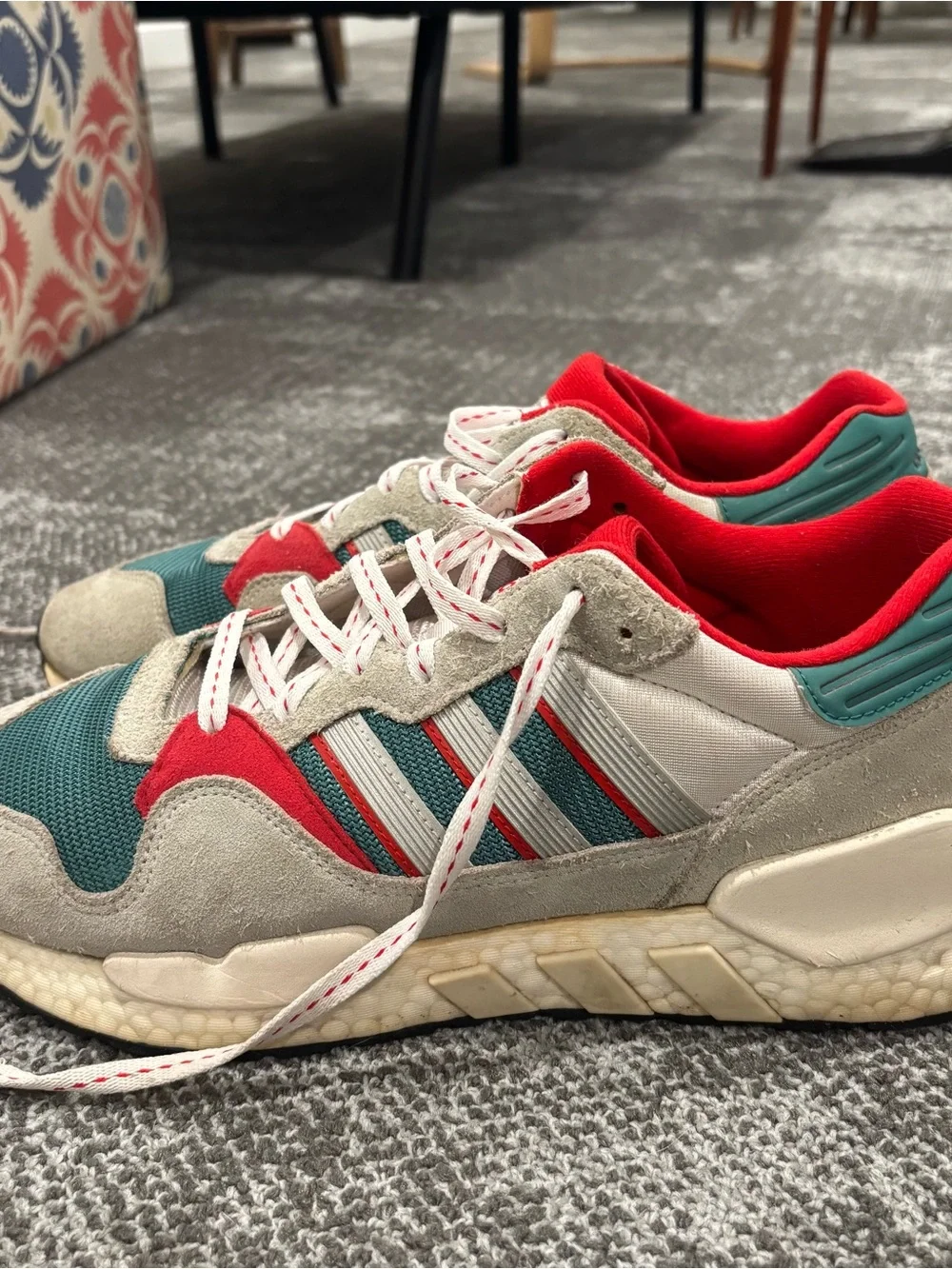 Adidas ZX 930 X EQT Never Made Pack ‘Italy’ Colorway Athletic Shoes Mens 12